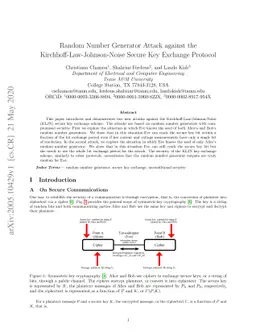 Random Number Generator Attack against the Kirchhoff-Law-Johnson-Noise
  Secure Key Exchange Protocol