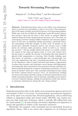 Towards Streaming Perception