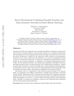 Recent Developments Combining Ensemble Smoother and Deep Generative
  Networks for Facies History Matching