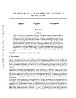 Hierarchical Multi-Scale Attention for Semantic Segmentation