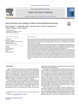 Joint Detection and Tracking in Videos with Identification Features