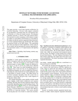 SpotFast Networks with Memory Augmented Lateral Transformers for
  Lipreading