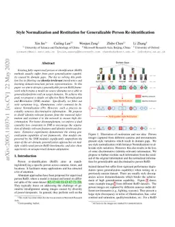 Style Normalization and Restitution for Generalizable Person
  Re-identification