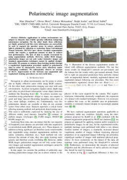 Polarimetric image augmentation