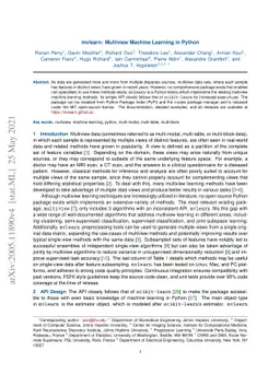 mvlearn: Multiview Machine Learning in Python