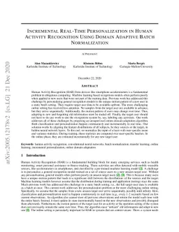 Incremental Real-Time Personalization in Human Activity Recognition
  Using Domain Adaptive Batch Normalization