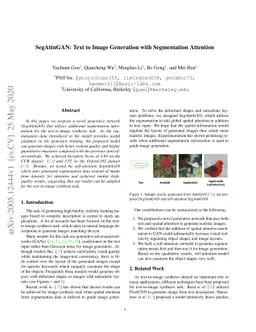 SegAttnGAN: Text to Image Generation with Segmentation Attention