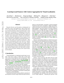 Learning Local Features with Context Aggregation for Visual Localization