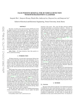 False Positive Removal for 3D Vehicle Detection with Penetrated Point
  Classifier