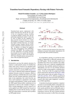 Transition-based Semantic Dependency Parsing with Pointer Networks