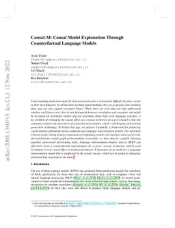 CausaLM: Causal Model Explanation Through Counterfactual Language Models