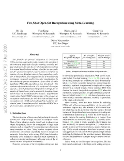 Few-Shot Open-Set Recognition using Meta-Learning