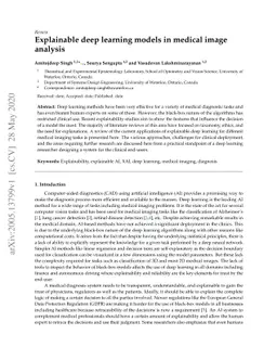 Explainable deep learning models in medical image analysis