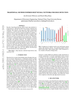 Traditional Method Inspired Deep Neural Network for Edge Detection