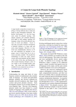 A Corpus for Large-Scale Phonetic Typology