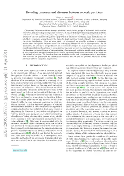 Revealing consensus and dissensus between network partitions