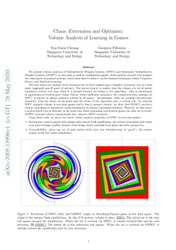 Chaos, Extremism and Optimism: Volume Analysis of Learning in Games