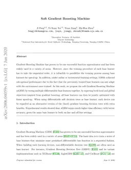 Soft Gradient Boosting Machine