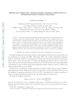 Shrinkage priors for nonparametric Bayesian prediction of nonhomogeneous
  Poisson processes