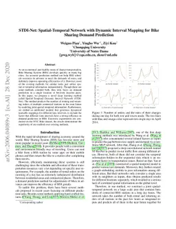 STDI-Net: Spatial-Temporal Network with Dynamic Interval Mapping for
  Bike Sharing Demand Prediction