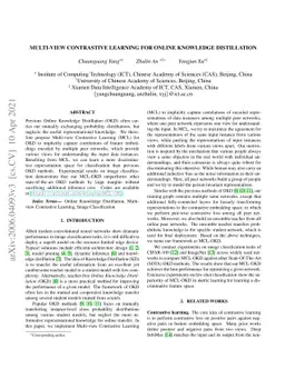 Multi-view Contrastive Learning for Online Knowledge Distillation