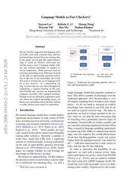 Language Models as Fact Checkers?