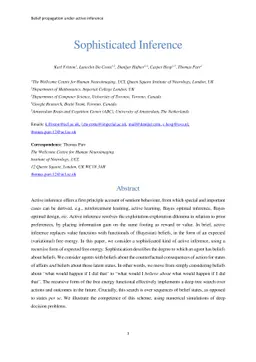 Sophisticated Inference