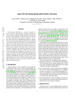 AdaLAM: Revisiting Handcrafted Outlier Detection
