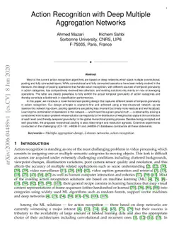 Action Recognition with Deep Multiple Aggregation Networks