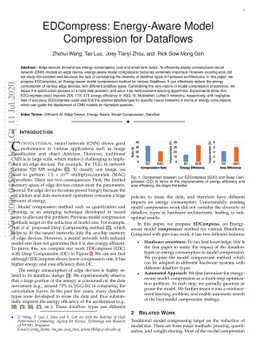EDCompress: Energy-Aware Model Compression for Dataflows