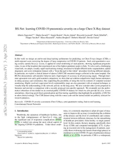 BS-Net: learning COVID-19 pneumonia severity on a large Chest X-Ray
  dataset