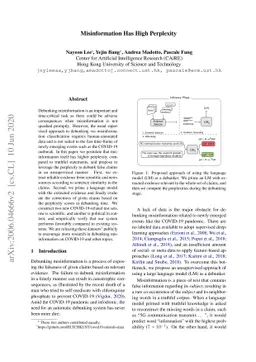 Misinformation Has High Perplexity