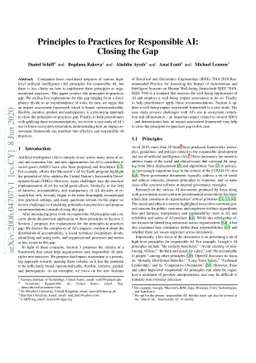 Principles to Practices for Responsible AI: Closing the Gap