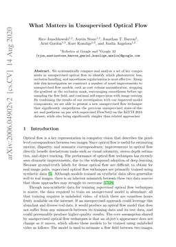 What Matters in Unsupervised Optical Flow