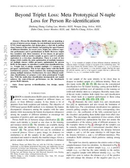 Beyond Triplet Loss: Meta Prototypical N-tuple Loss for Person
  Re-identification