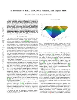 In Proximity of ReLU DNN, PWA Function, and Explicit MPC