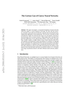 The Curious Case of Convex Neural Networks