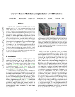 Over-crowdedness Alert! Forecasting the Future Crowd Distribution