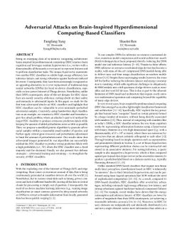 Adversarial Attacks on Brain-Inspired Hyperdimensional Computing-Based
  Classifiers