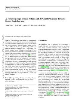 A Novel Topology-Guided Attack and Its Countermeasure Towards Secure
  Logic Locking