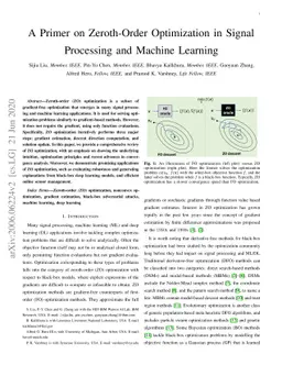 A Primer on Zeroth-Order Optimization in Signal Processing and Machine
  Learning