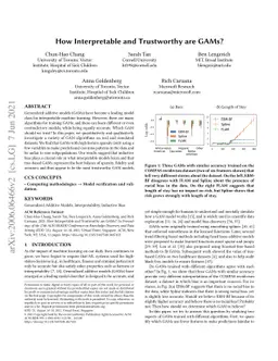 How Interpretable and Trustworthy are GAMs?