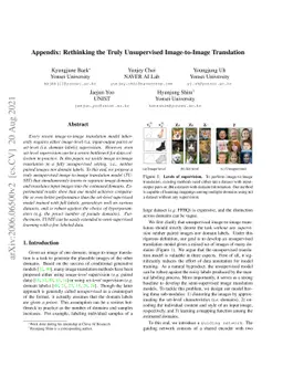 Rethinking the Truly Unsupervised Image-to-Image Translation