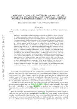 How simplifying and flexible is the simplifying assumption in
  pair-copula constructions -- analytic answers in dimension three and a
  glimpse beyond