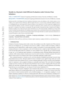Needle in a Haystack: Label-Efficient Evaluation under Extreme Class
  Imbalance