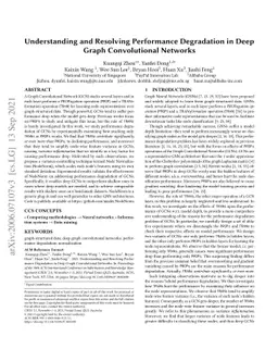 Understanding and Resolving Performance Degradation in Graph
  Convolutional Networks