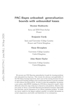 PAC-Bayes unleashed: generalisation bounds with unbounded losses