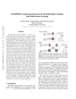 GNN3DMOT: Graph Neural Network for 3D Multi-Object Tracking with
  Multi-Feature Learning