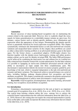 Disentanglement for Discriminative Visual Recognition
