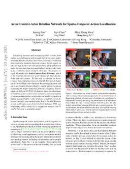 Actor-Context-Actor Relation Network for Spatio-Temporal Action
  Localization
